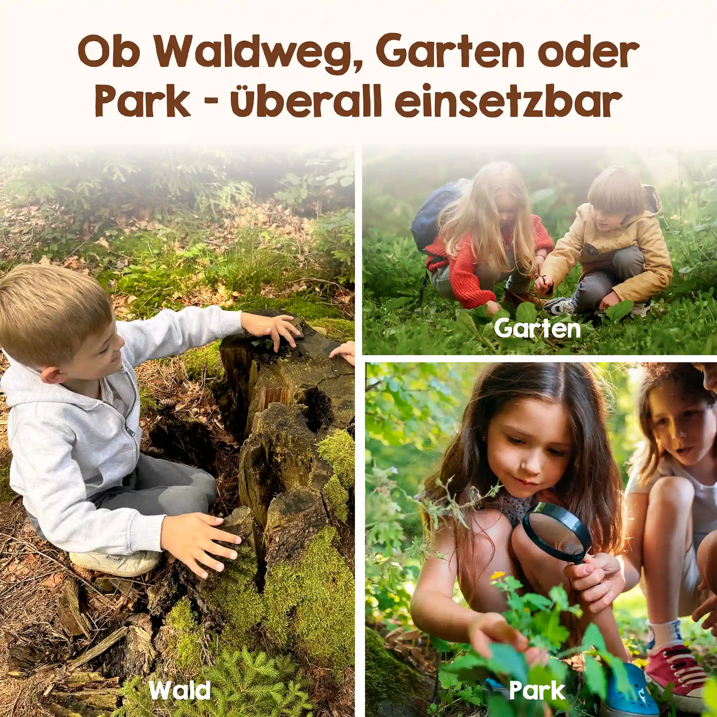 Edubini Gefunden! Outdoor Suchspiel für Kinder