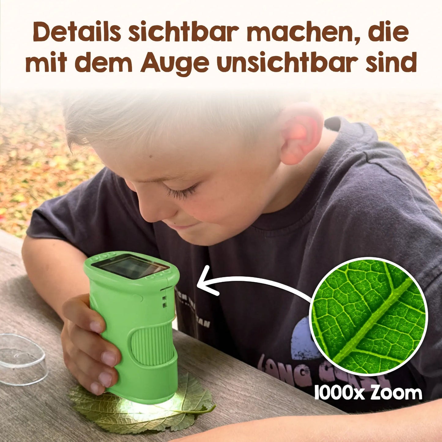 Edubini Abenteuer-Mikroskop® (Geschenk-Starterset)