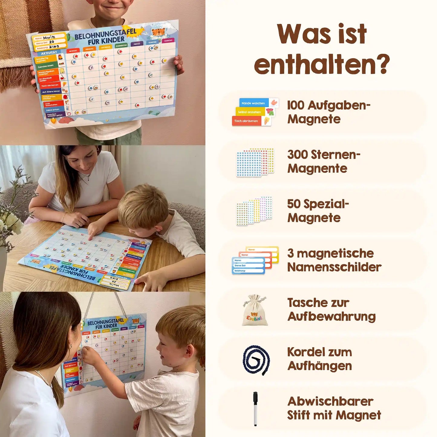 Edubini Belohnungstafel® (Black Friday Angebot)
