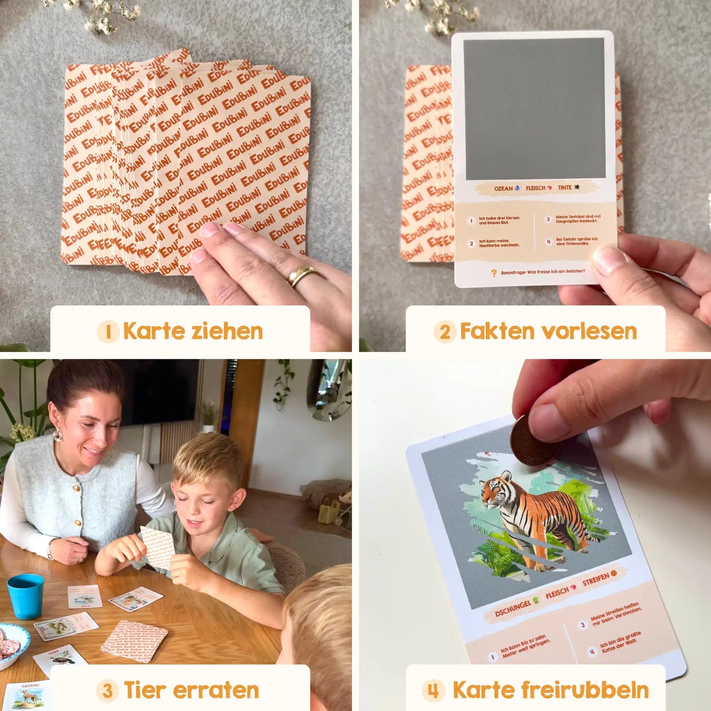 Edubini Rubbelrätsel - Reisespiel für Kinder