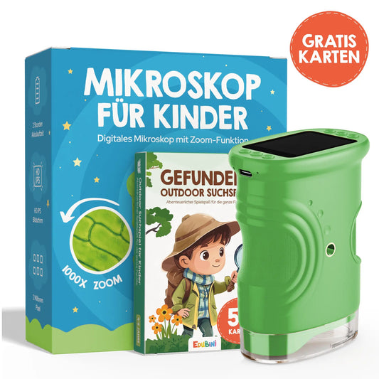 Edubini Abenteuer-Mikroskop® (Geschenk-Starterset)