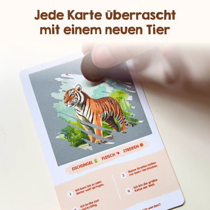 Edubini Rubbelrätsel - Reisespiel für Kinder