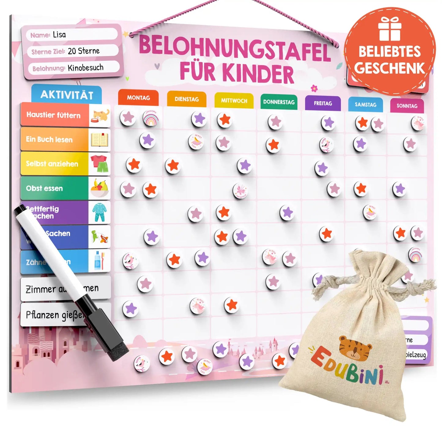 Edubini Belohnungstafel® (Black Friday Angebot)