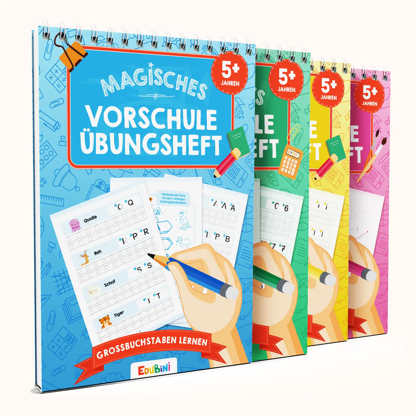 Edubini Magische Übungshefte® (Geschenk-Starterset)